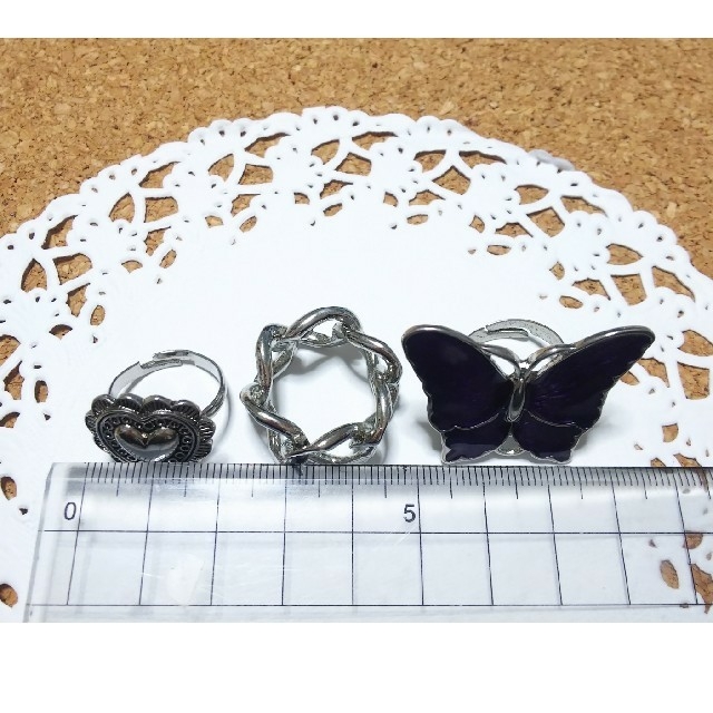 リング ３点セット レディースのアクセサリー(リング(指輪))の商品写真