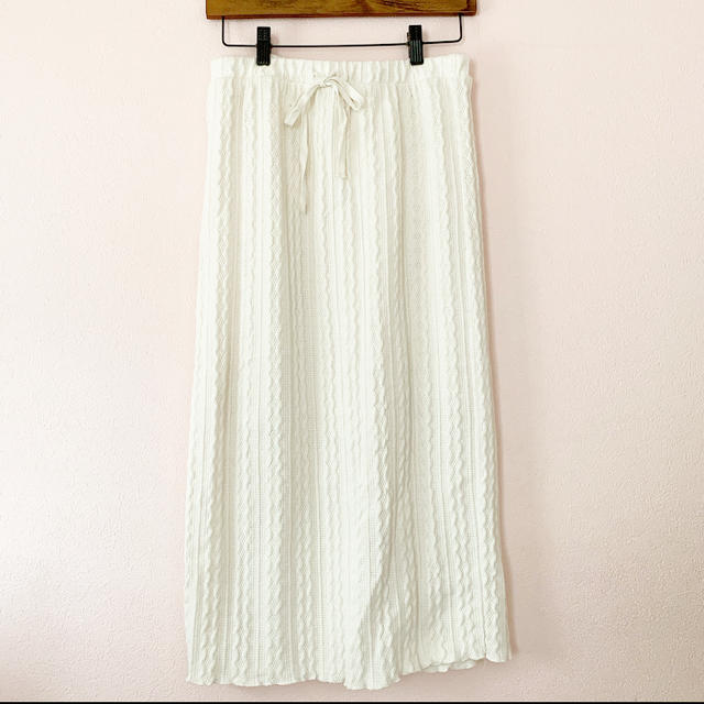 w closet(ダブルクローゼット)のニットスカート レディースのスカート(ロングスカート)の商品写真