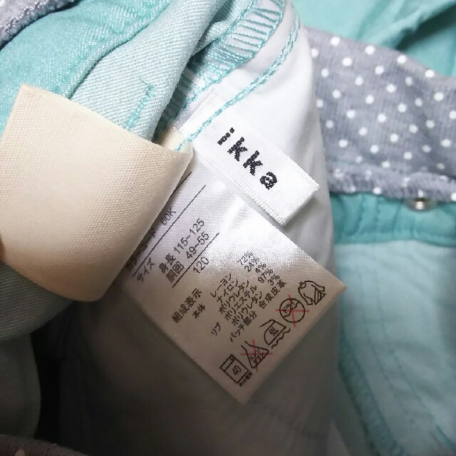 ikka(イッカ)のまめ様専用！ikka♪新品パンツ♪120♪ズボン♪イッカ キッズ/ベビー/マタニティのキッズ服女の子用(90cm~)(パンツ/スパッツ)の商品写真