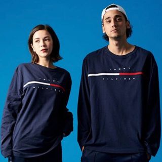 トミーヒルフィガー(TOMMY HILFIGER)の【新品】トミーヒルフィガー　ロンT(Tシャツ/カットソー(七分/長袖))