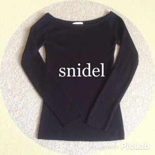 スナイデル(SNIDEL)のsnidel オフショルニット(ニット/セーター)