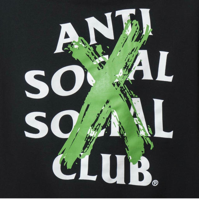 anti social social club スウェット パーカー 新品 XL 2