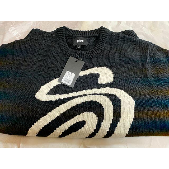 STUSSY CURLY SWEATER ステューシー ニット セーター黒M·2