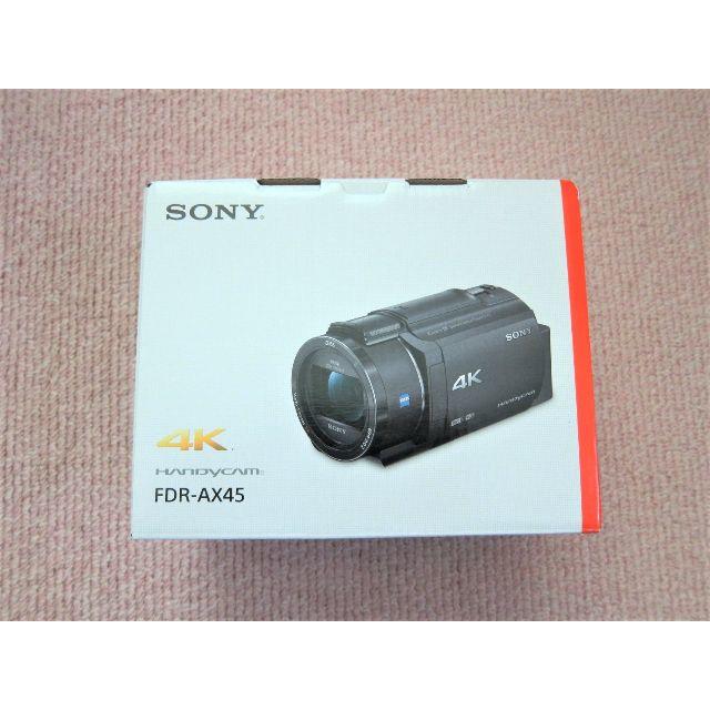 新品未使用 SONY FDR-AX45 ブラック 4K ハンディカム 送料無料