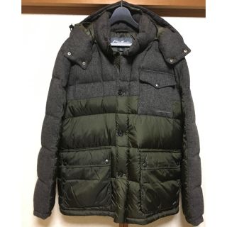 エディーバウアー(Eddie Bauer)のエディーバウアー　ダウンジャケット　グレー茶/オリーブUS-L  (日本XL)(ダウンジャケット)