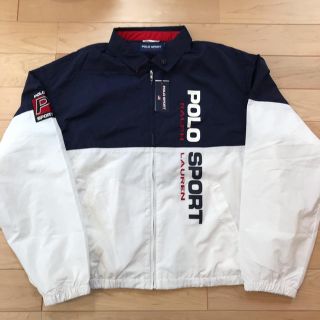 ポロラルフローレン(POLO RALPH LAUREN)のPOLO SPORT - Windbreaker XXL navy/white(ナイロンジャケット)