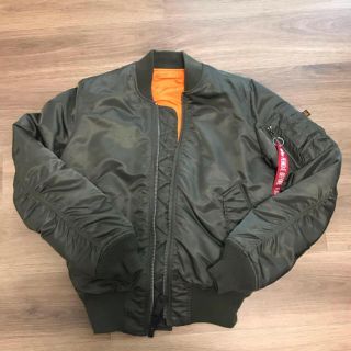 アルファインダストリーズ(ALPHA INDUSTRIES)のアルファ　ma-1  ブルゾン　ミリタリー(ブルゾン)