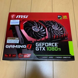 美品 MSI GTX1080TI GAMING X(PCパーツ)