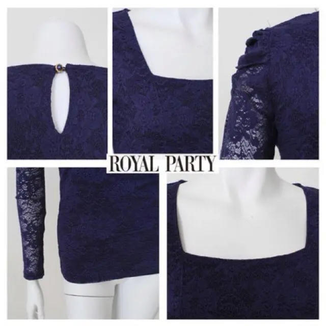 ROYAL PARTY(ロイヤルパーティー)の【＊値下げ＊】スクエアネックレーストップス レディースのトップス(その他)の商品写真