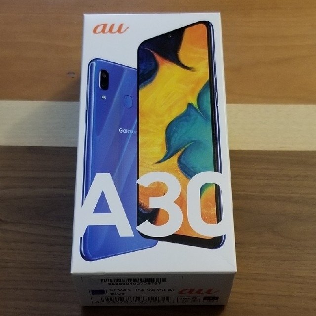 最終値下げ 新品 galaxy a30 ブルー