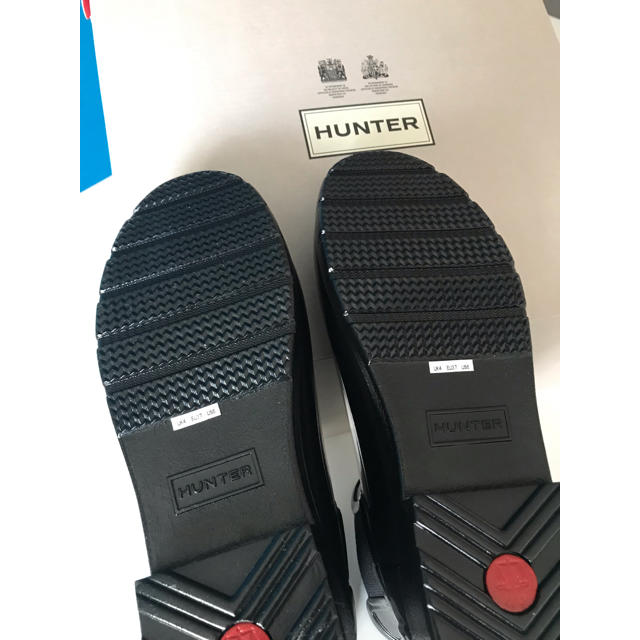 HUNTER(ハンター)の【新品】HUNTERサイドゴア リファインド グロス チェルシーブーツ レディースの靴/シューズ(レインブーツ/長靴)の商品写真