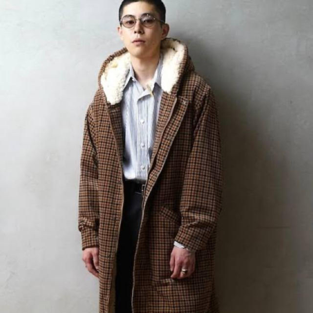 COMOLI(コモリ)のKAIKO 17AW ガンクラブチェック   コート メンズのジャケット/アウター(ダッフルコート)の商品写真