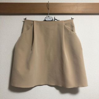 フォクシー(FOXEY)の美品 フォクシー FOXEY NEWYORK スカート イリプスフレア 40 M(ひざ丈スカート)