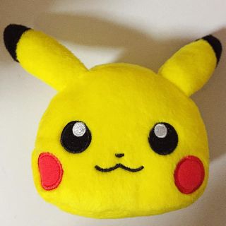 ポケモン(ポケモン)のピカチュウ フェイスポーチ(キャラクターグッズ)