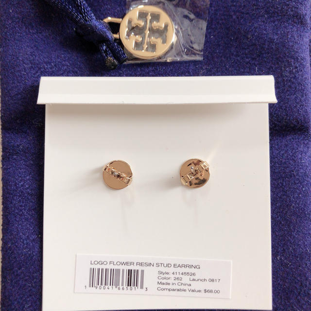 Tory Burch(トリーバーチ)の新品　TORY BURCH トリーバーチ　ピアス レディースのアクセサリー(ピアス)の商品写真