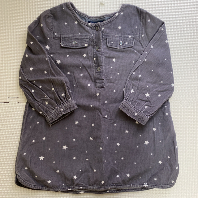 babyGAP(ベビーギャップ)のGAP コーデュロイ 星柄チュニック キッズ/ベビー/マタニティのキッズ服女の子用(90cm~)(ワンピース)の商品写真