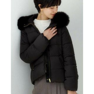 ユナイテッドアローズグリーンレーベルリラクシング(UNITED ARROWS green label relaxing)のCS リバーシブル グリーンダウン ジャケット ブラック 38(ダウンジャケット)