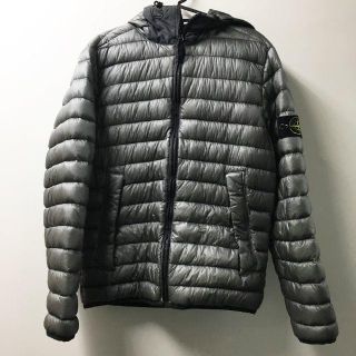 ストーンアイランド(STONE ISLAND)のストーンアイランド ダウン アウター グレー (90015714)(ダウンジャケット)