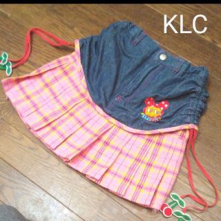 ケーエルシー(KLC)のKLC/120cm～さくらんぼ可愛いプリーツスカート(スカート)