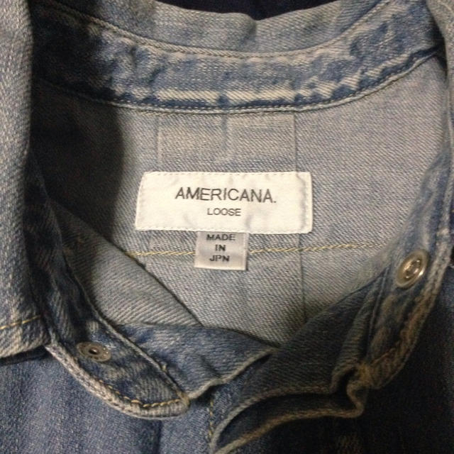 AMERICANA(アメリカーナ)の新品‼︎AMERICANAデニムシャツ レディースのトップス(シャツ/ブラウス(長袖/七分))の商品写真