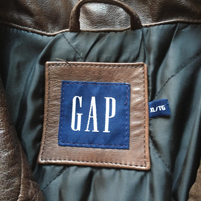 GAP(ギャップ)のGAP ギャップ 牛革 レザージャケット コート メンズのジャケット/アウター(レザージャケット)の商品写真