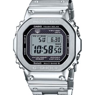 カシオ(CASIO)の【新品未開封】G-SHOCK フルメタルシルバー　GMW-B5000D-1JF(腕時計(デジタル))