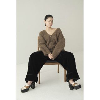 マウジー(moussy)のmoussy LOOSE カーディガン(ニット/セーター)