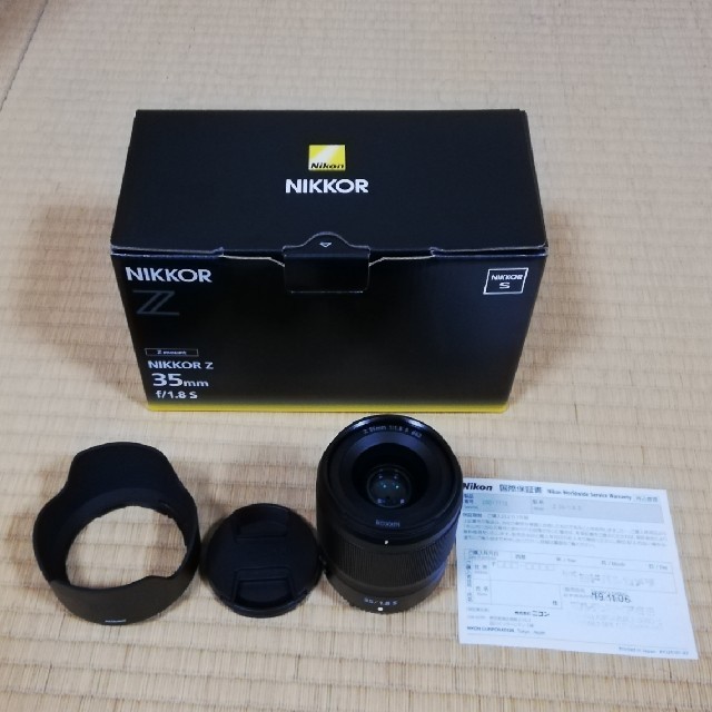 新しいスタイル Z 一度のみ使用【新品同様】NIKKOR 35mm S f/1.8 レンズ(単焦点)