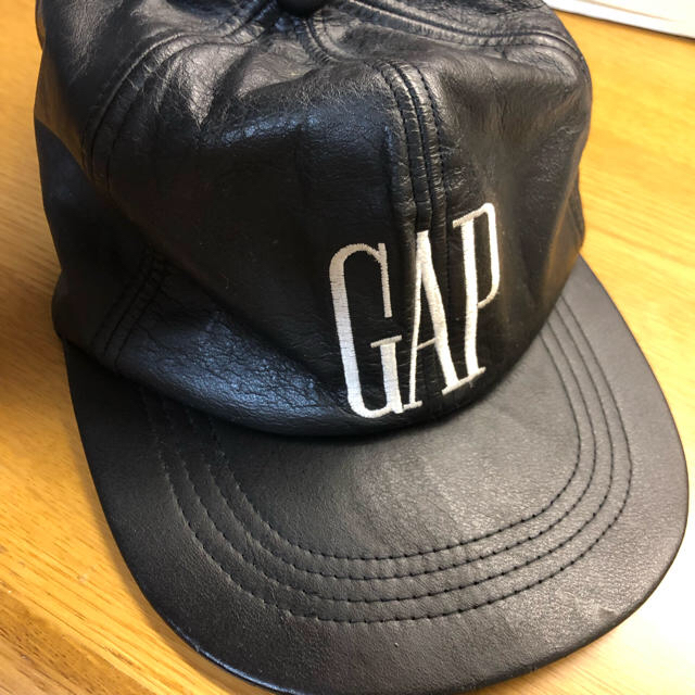 old GAPのレザーキャップ