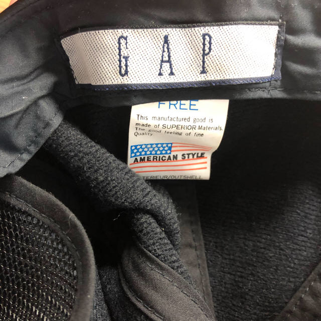 old GAPのレザーキャップ