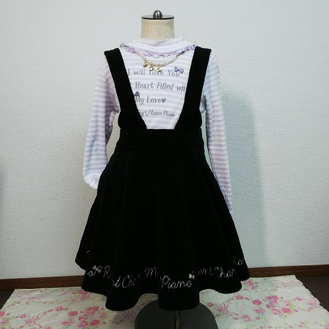 mezzo piano(メゾピアノ)のぽぽみー様専用 おまとめ メゾピアノ 4点 140 キッズ/ベビー/マタニティのキッズ服女の子用(90cm~)(ワンピース)の商品写真