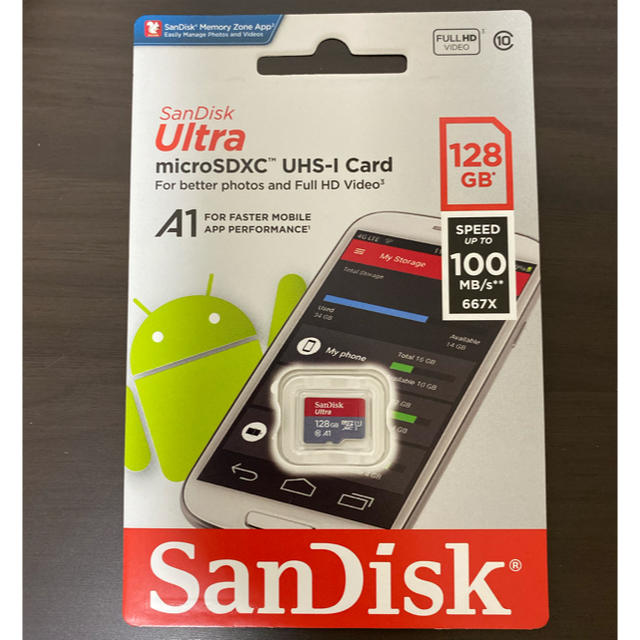 SanDisk(サンディスク)のSanDisk サンディスク microSDXCカード 128GB スマホ/家電/カメラのPC/タブレット(PC周辺機器)の商品写真