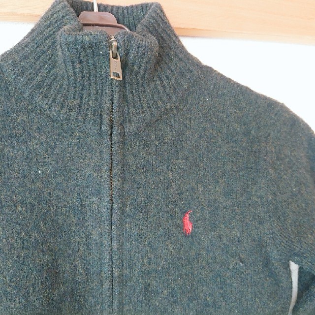 POLO RALPH LAUREN(ポロラルフローレン)の年末最終値下げ★ ラルフローレン フルジップ ニット キッズ/ベビー/マタニティのキッズ服男の子用(90cm~)(ニット)の商品写真