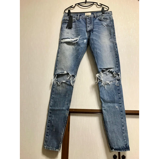 名作 登坂広臣 着用 FEAR OF GOD SELVEDGE DENIM