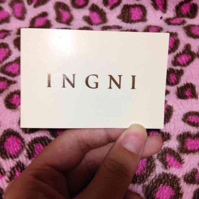 INGNI(イング)のINGNI ポイントカード レディースのレディース その他(その他)の商品写真