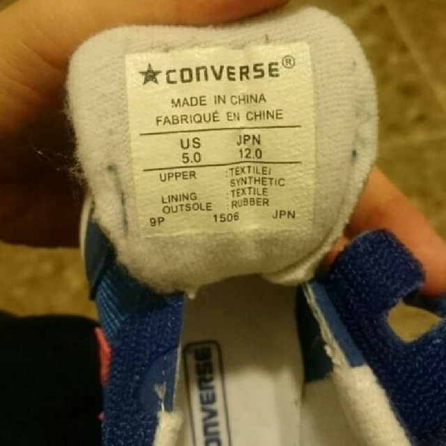 CONVERSE(コンバース)の12センチ コンバース スニーカー キッズ/ベビー/マタニティのベビー靴/シューズ(~14cm)(スニーカー)の商品写真