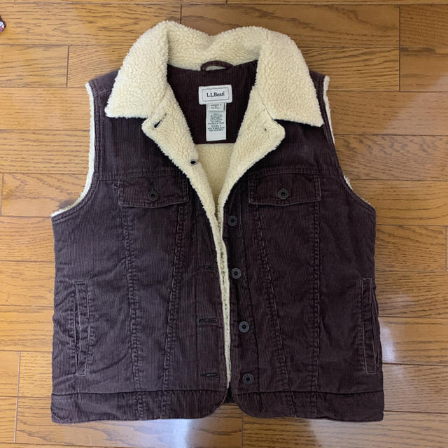 L.L.Bean(エルエルビーン)のL.L.BEAN ボアベスト レディースのジャケット/アウター(ダウンベスト)の商品写真