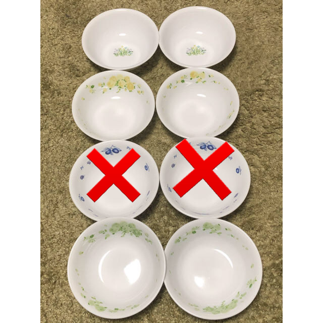 CORELLE(コレール)のコレール食器６枚 インテリア/住まい/日用品のキッチン/食器(食器)の商品写真