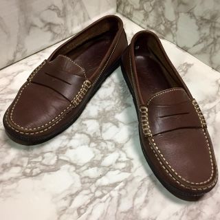 トッズ(TOD'S)の☆送料無料 TOD'S　23.5㎝　ドライビングシューズ　ブラウン(ローファー/革靴)