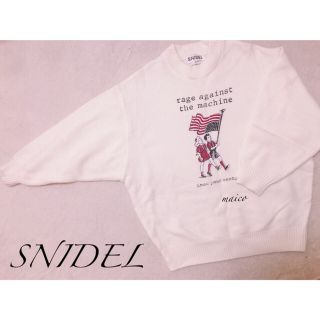 スナイデル(SNIDEL)のSNIDEL☆RAGEコラボニット(ニット/セーター)