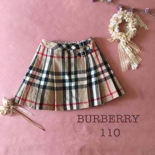 バーバリー(BURBERRY)のBURBERRYバーバリー*̩̩̥୨୧˖ チェックスカート✽:. 110(スカート)