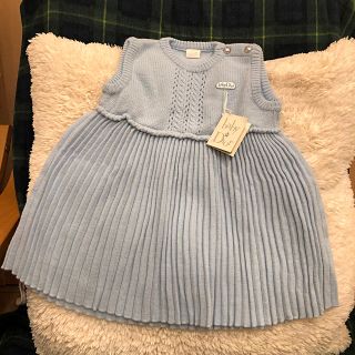 新品未使用　タグ付き　ベビーディオール　ワンピース　女の子　ストライプ　90cm