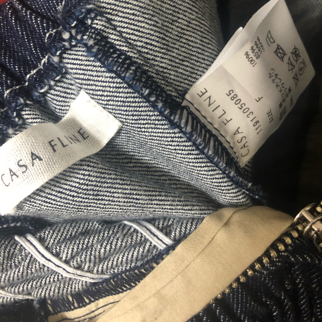 CASA FLINE(カーサフライン)フロントホックデニムロングワンピース