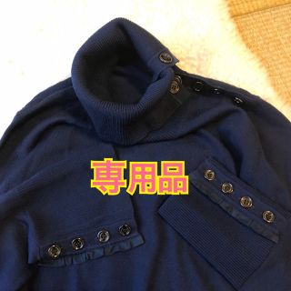 バーバリー(BURBERRY)の美品本物バーバリーBurberry上質ウールタートルネックニット♫(ニット/セーター)