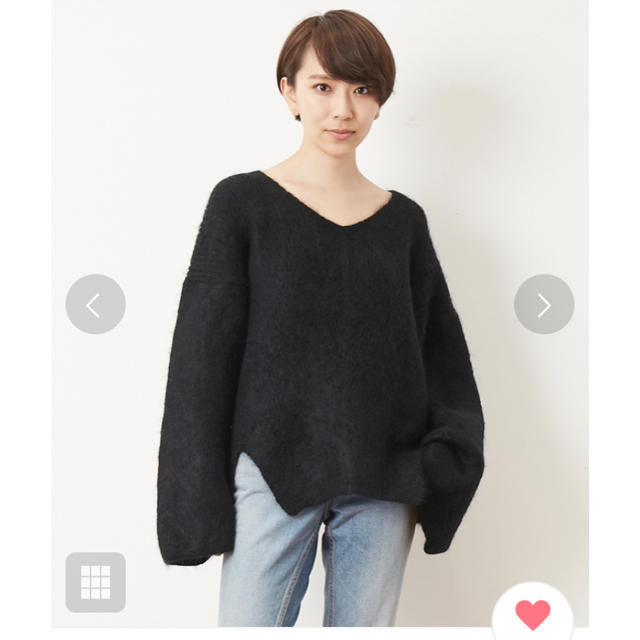 JANE SMITH MOHAIR V NECK KNIT - ニット/セーター