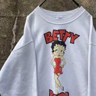 ギルタン(GILDAN)の90s BETTY BOOP ベティーちゃん トレーナー 当時もの 両面プリント(スウェット)