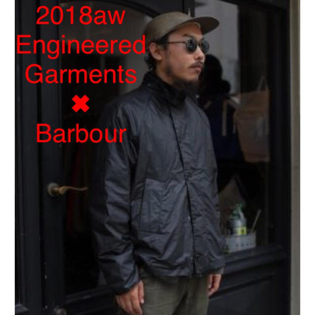 Engineered Garments(エンジニアードガーメンツ)のEG ✖︎ Barbour Graham Wax jacket BLACK L メンズのジャケット/アウター(ミリタリージャケット)の商品写真