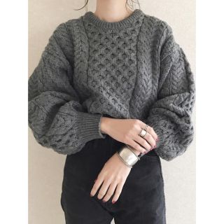 フレームワーク(FRAMeWORK)のFRAMeWORK 別注 CARRAIG DONN ボリュームスリーブニット(ニット/セーター)