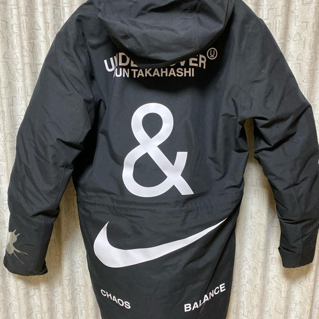 定価以下nike undercover フィッシュテイルパーカー黒M