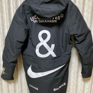 アンダーカバー(UNDERCOVER)の定価以下nike undercover フィッシュテイルパーカー黒M(パーカー)